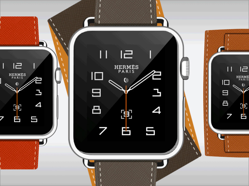 hermes iwatch face